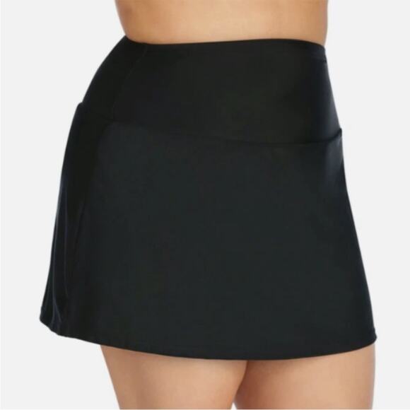 Island Escape Tummy Control Swim skirt black - 24W - Picture 1 of 12